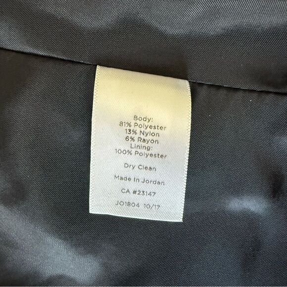 Talbots Classic Black and White Tweed Blazer Size 8 - Picture 8 of 8